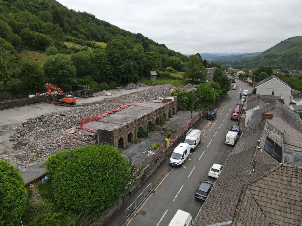 NPTCBC commence the demolition of Godre’Graig School.